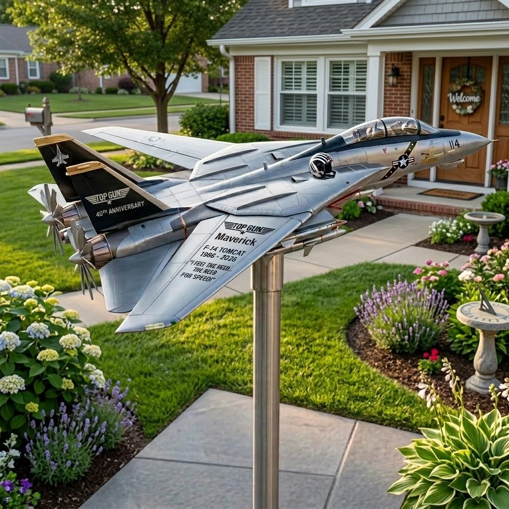 🔥🔥New Year 70% Off--Top Gun 40th Anniversary Garden Wind Spinner