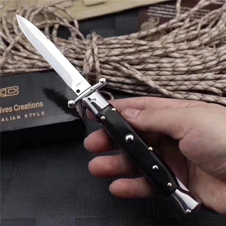 🔥🔥New Year 70% Off-- Pure Handmade Old School Italian Stiletto Pocket Knife