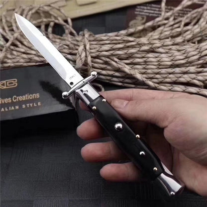 🔥🔥New Year 70% Off-- Pure Handmade Old School Italian Stiletto Pocket Knife