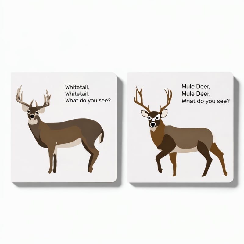 🦌Whitetail & Mule Deer (2 Books)