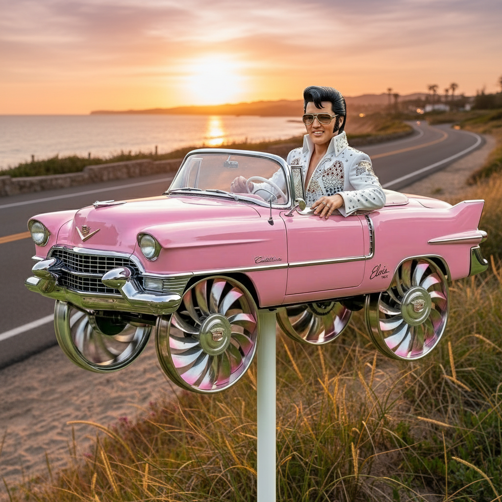🔥Limited Edition, Only 100 Sets Left! - Elvis Garden Wind Spinner