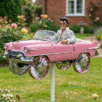 🔥Limited Edition, Only 100 Sets Left! - Elvis Garden Wind Spinner