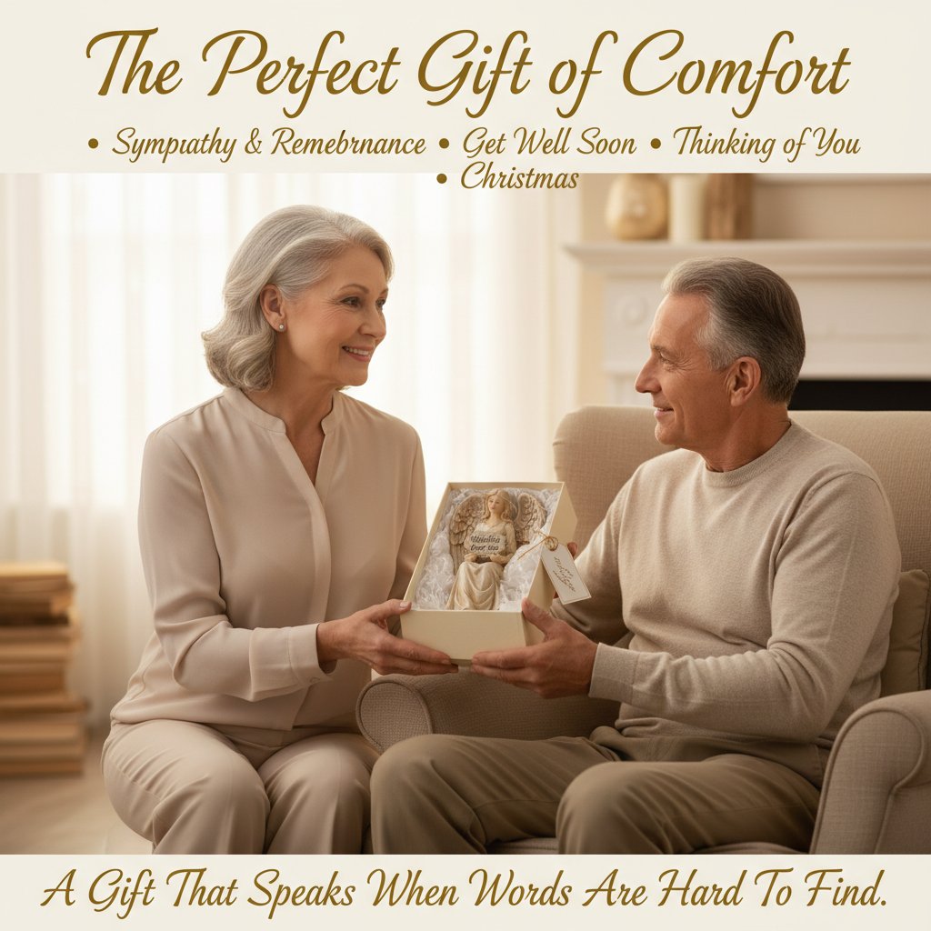 🔥Last Day 70% OFF - 🕊️The "Watching Over You" Guardian Angel Shelf Sitter