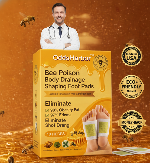 🌿OddsHarbor™ Bee Poison Foot Patches (Set of 10)