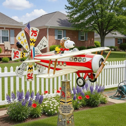 🔥🔥New Year 70% Off--The Flying Ace 75th Anniversary Commemorative Garden Wind Spinner