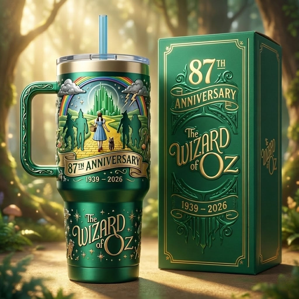 🔥🔥New Year 70% Off--The Wonderful Wizard of Oz 87th Anniversary Commemorative Tumbler