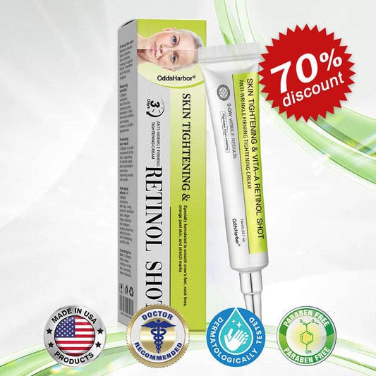 🧠👨‍⚕️Made and shipped from the USA 💫OddsHarbor® Skin Tightening & Vita-A Retinol Retinol shot Anti-Wrinkle Firming Tightening cream - Last Day Promotion 70% OFF