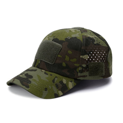 Sun Protection Breathable Outdoor Men's Camouflage Baseball Cap[Equipped with Sunglasses]