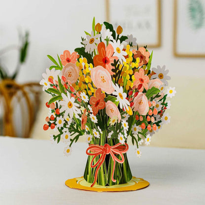 💐 Pop-Up Wildflower Valentine’s Card