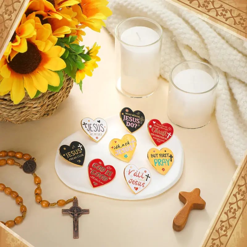 ✝️Christian Gifts: Motivational Bible Verses Pins – Inspire Your Faith Journey🌸