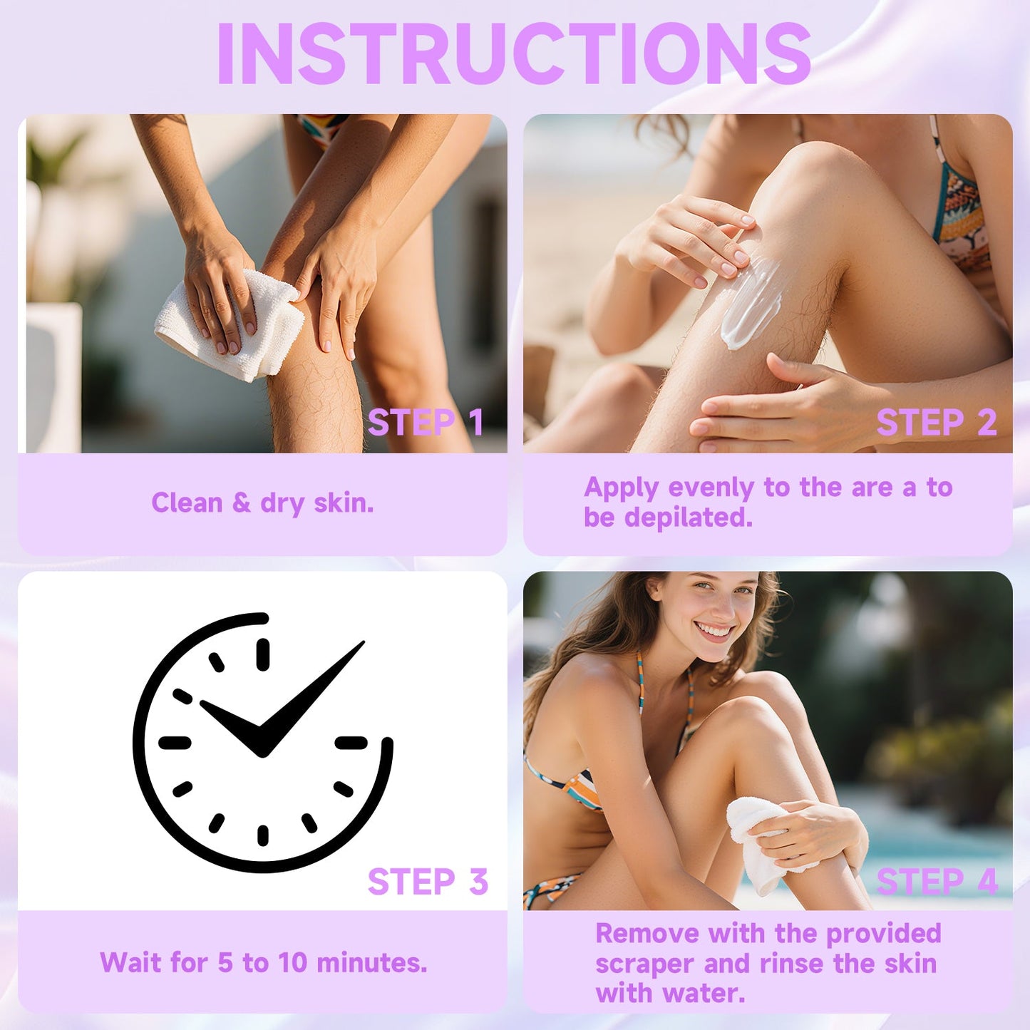 PHOFAY Bikini Pain-Free Hair Removal Cream for Sensitive Skin