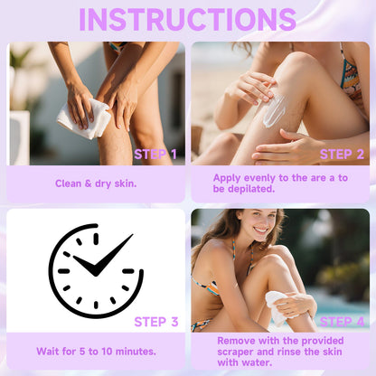 PHOFAY Bikini Pain-Free Hair Removal Cream for Sensitive Skin