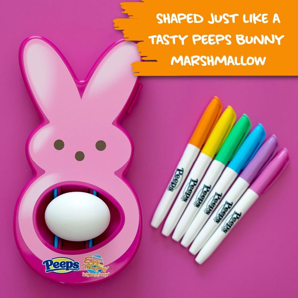 🐰 The Spinning Egg Decorator – Peeps Bunny Edition