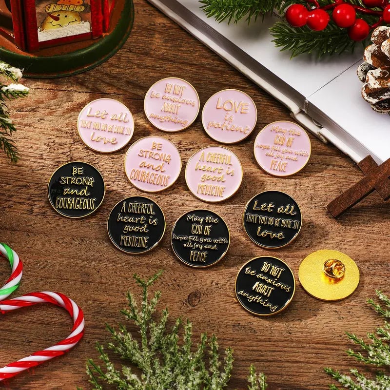 ✝️Christian Gifts: Motivational Bible Verses Pins – Inspire Your Faith Journey🌸
