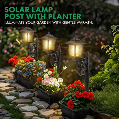 Solar Flower Pot Lamp - Buy One, Free Shipping!