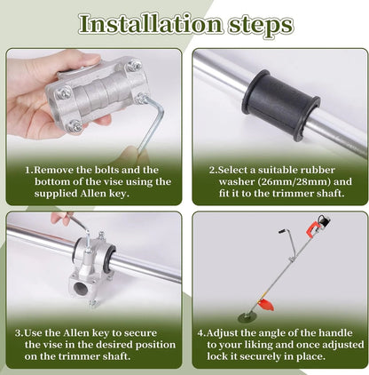 🔥 Best-Seller – Ergonomic String Trimmer Handle Extension for Better Grip & Control 🌿