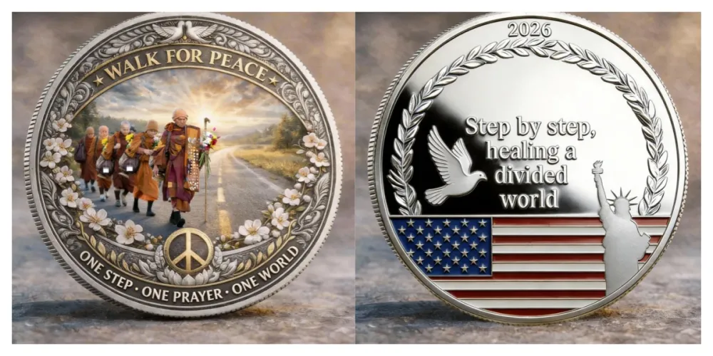 🏆New Year 70% OFF -  2026 Peace Mission Journey Commemorative Coin