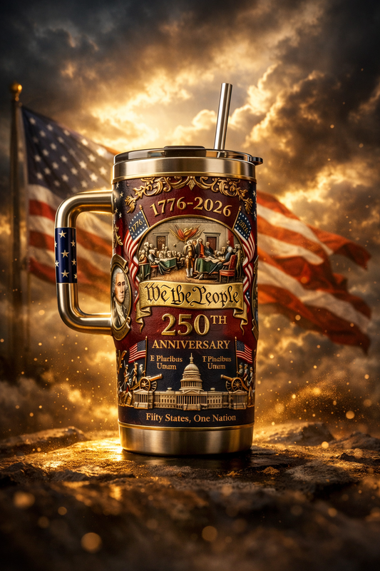 🔥🔥New Year 70% Off--U.S. 250th Anniversary Commemorative Travel Tumbler (1776-2026)