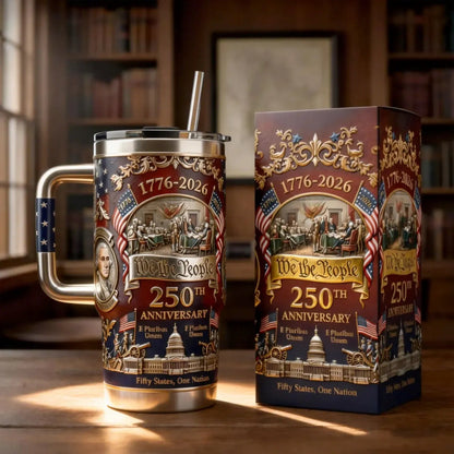 🔥🔥New Year 70% Off--U.S. 250th Anniversary Commemorative Travel Tumbler (1776-2026)