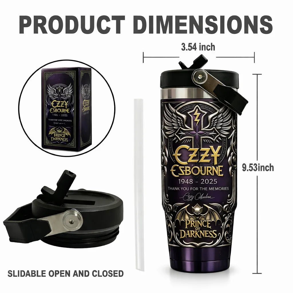🔥🔥New Year 70% Off--Prince of Darkness Memorial Stanley Tumbler