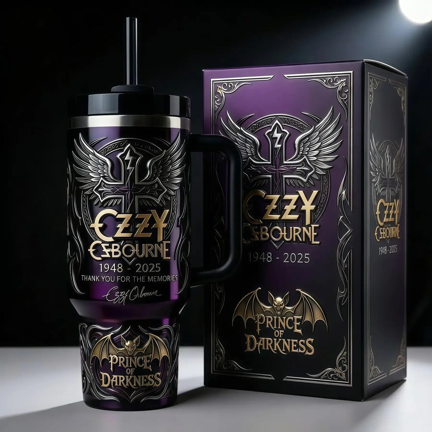🔥🔥New Year 70% Off--Prince of Darkness Memorial Stanley Tumbler