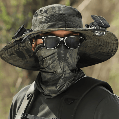 Ultralight Solar Fan Sun Hat – Lighter Than a Baseball!⚾
