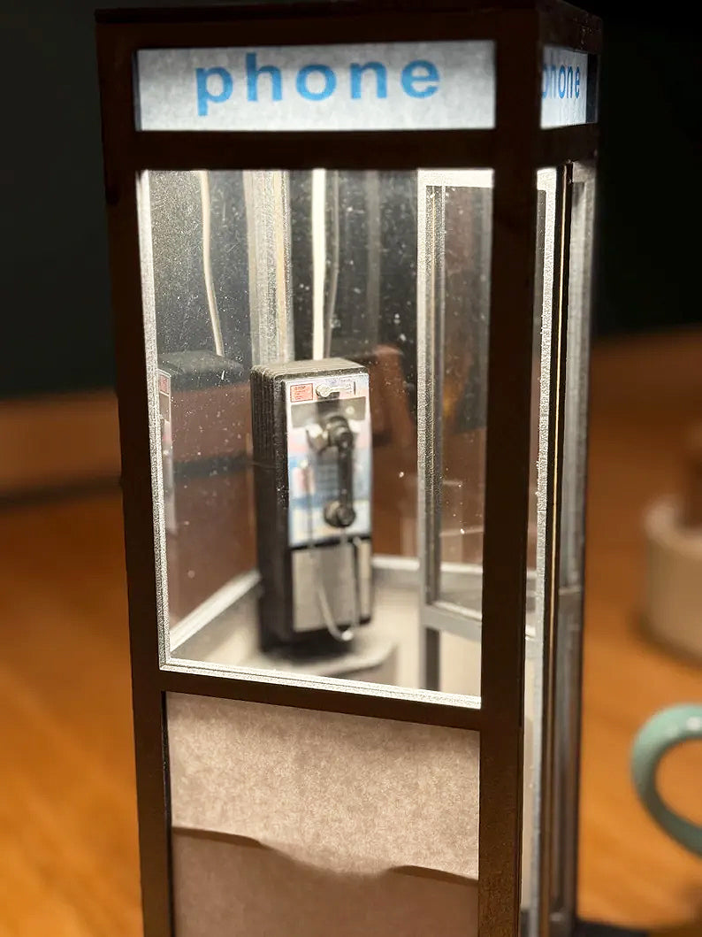🔥🔥New Year 70% Off--☎️Retro Vintage Tall PhoneBooth Lamp