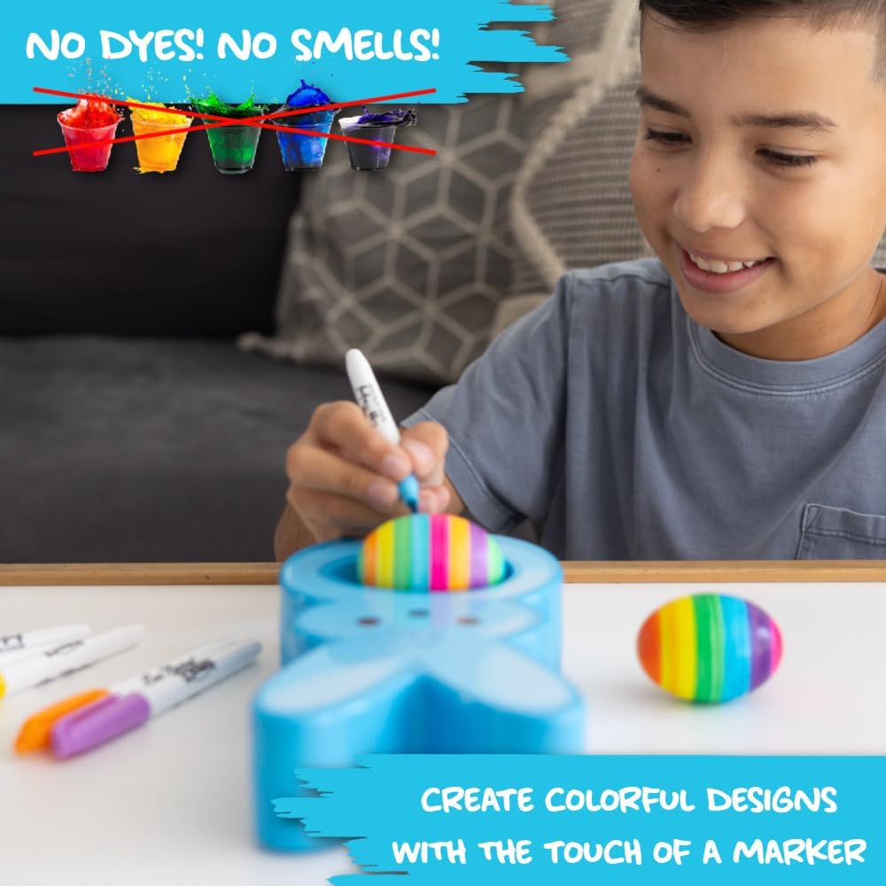🐰 The Spinning Egg Decorator – Peeps Bunny Edition