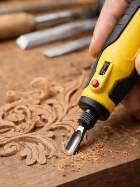 🔥🔥New Year 70% Off--🛠️Mini Electric Wood Carving Gouge Tools
