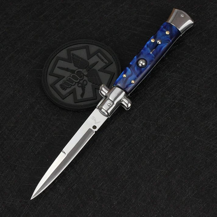 🔥🔥New Year 70% Off-- Pure Handmade Old School Italian Stiletto Pocket Knife