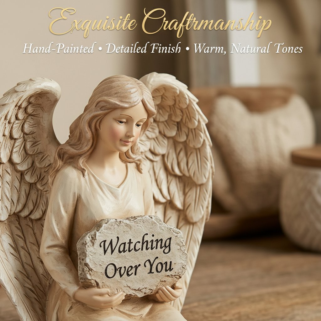 🔥Last Day 70% OFF - 🕊️The "Watching Over You" Guardian Angel Shelf Sitter