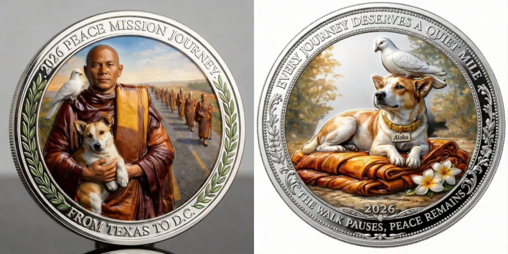 🏆New Year 70% OFF -  2026 Peace Mission Journey Commemorative Coin