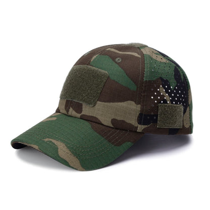 Sun Protection Breathable Outdoor Men's Camouflage Baseball Cap[Equipped with Sunglasses]