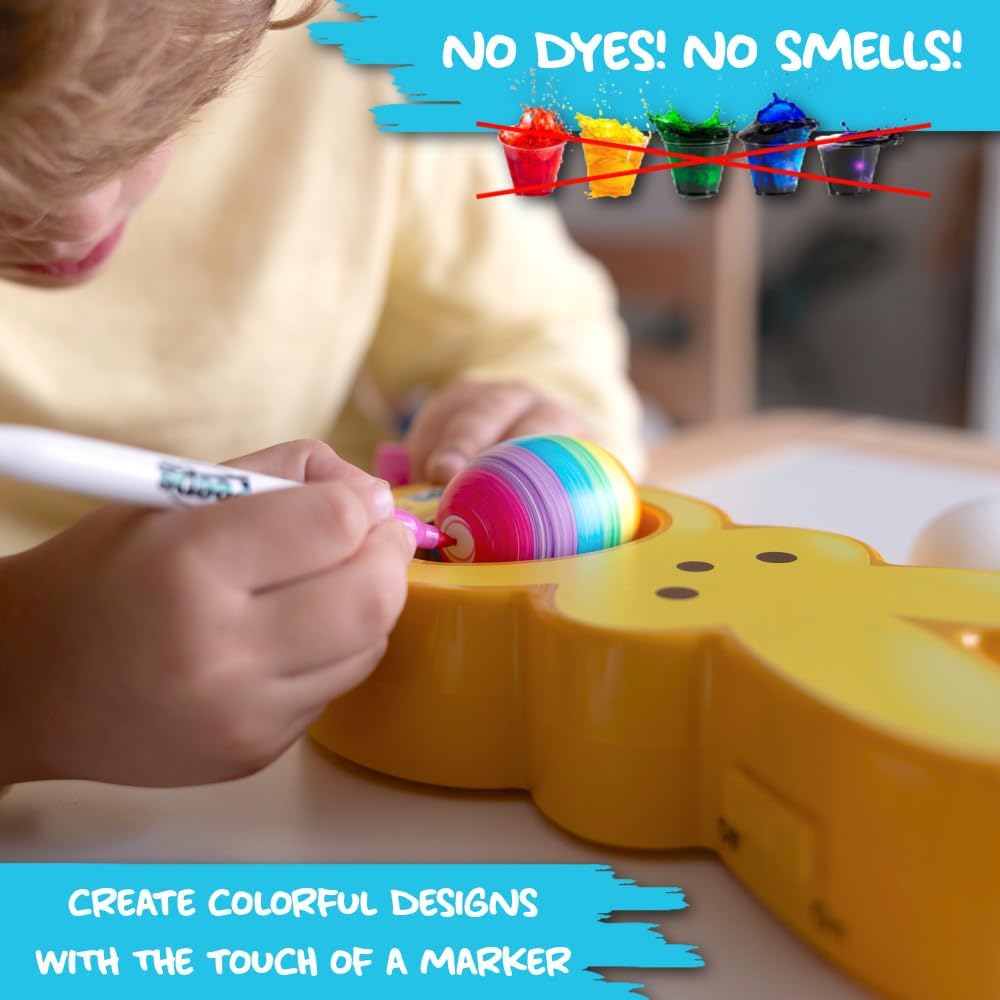 🐰 The Spinning Egg Decorator – Peeps Bunny Edition