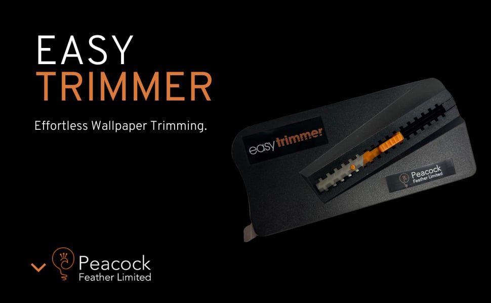 Peacock Pro Trimmer: The 2-Step Wallpaper Cutting Tool for Flawless Finishes 🦚