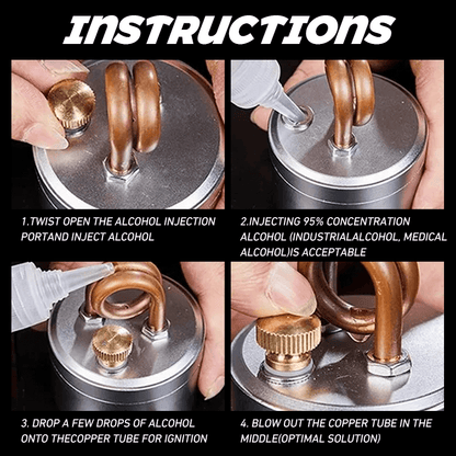 🔥🔥New Year 70% Off--🔥High-Power Portable Mini Outdoor Spirit Burner & Alcohol Stove