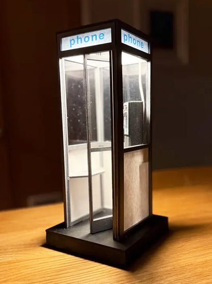 🔥🔥New Year 70% Off--☎️Retro Vintage Tall PhoneBooth Lamp