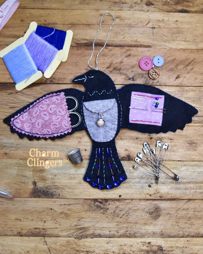 🔥🔥New Year 70% Off--🖤 “Raven’s Keepsake – Guardian of Stitches” 🪡✨