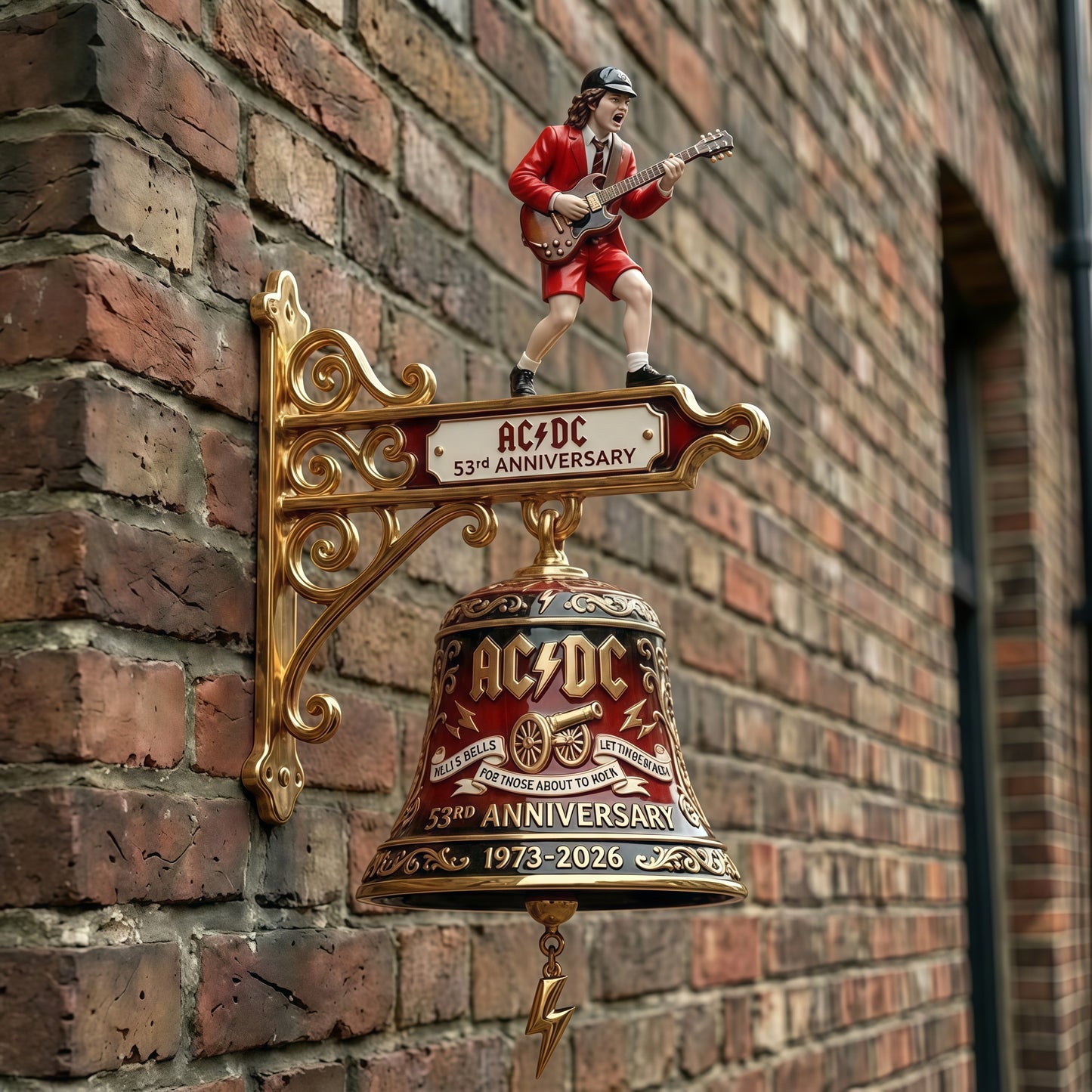 🔥🔥New Year 70% Off--AC/DC 53rd Anniversary Commemorative Wall Bell