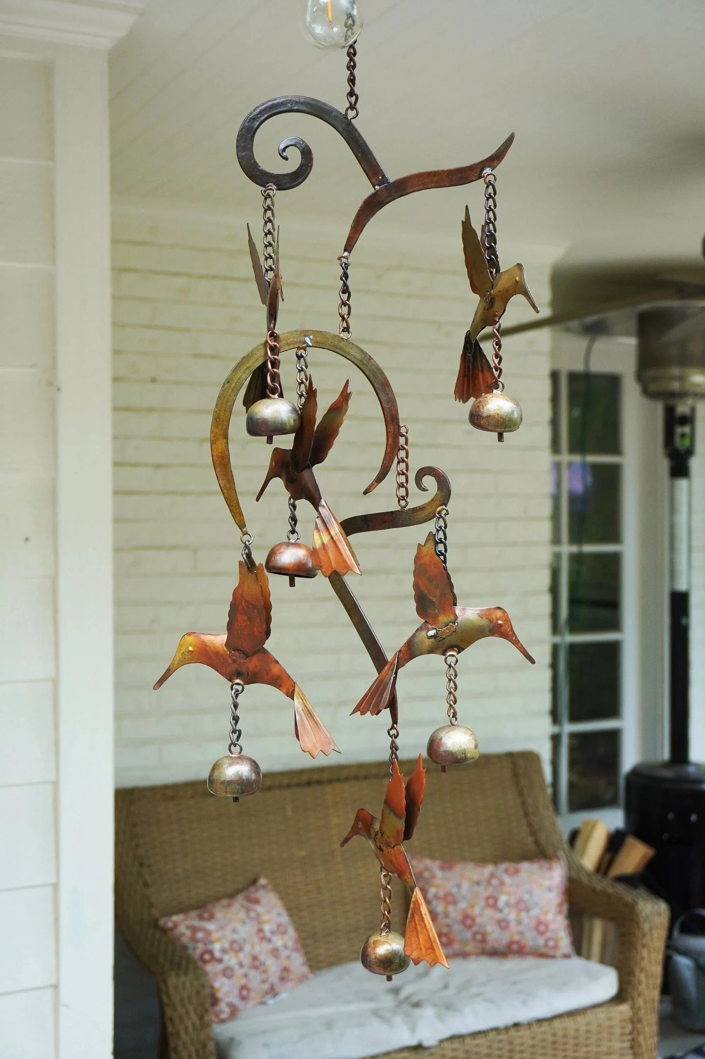 🔥🔥New Year 70% Off--Scrollwork Hummingbird Wind Chime