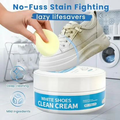 🔥First 100:2nd Item 70%Off🔥Multipurpose No-Wash White Shoe Clean Cream