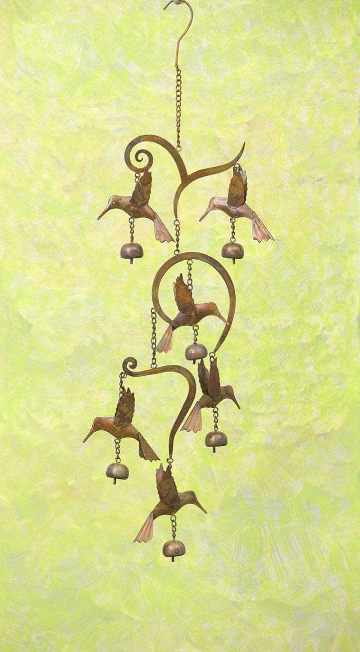 🔥🔥New Year 70% Off--Scrollwork Hummingbird Wind Chime
